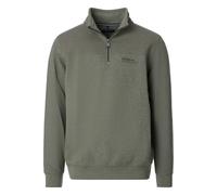 Casa Moda Regular Fit Troyer grün, Einfarbig