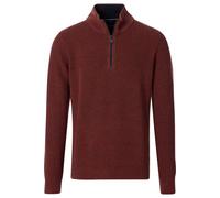 Casa Moda Regular Fit Troyer orange, Einfarbig
