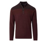 Casa Moda Regular Fit Troyer orange, Gemustert