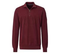 Casa Moda Regular Fit Troyer rot, Einfarbig