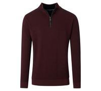 Casa Moda Regular Fit Troyer rot, Einfarbig
