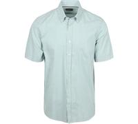 Casa Moda Short Sleeves Freizeithemd Grün Gestreift - Größe M Grün M