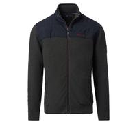 Strickjacke CASAMODA "CASAMODA Strickjacke uni", Herren, Gr. XL, blau (dunkelblau), 100% Baumwolle, Strickjacken (66588110-XL) dunkelblau