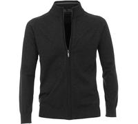 Casa Moda Strickjacke Zip Anthrazit - Größe XXL Anthrazit XXL