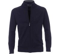 Casa Moda Strickjacke Zip Dunkelblau - Größe 4XL Blau 4XL