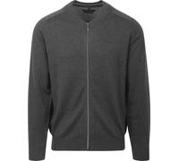 Casa Moda Strickjacke Zip Dunkelgrau - Größe M Anthrazit M