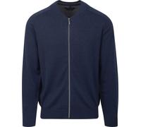 Casa Moda Herren Strickjacke uni, blau, S Dunkelblau