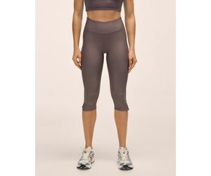 Casall Capri Slit Regular Waist Tights Dark Grey S