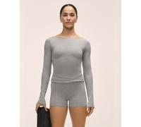 Casall Sublime Boatneck Long Sleeve Grey Melange L