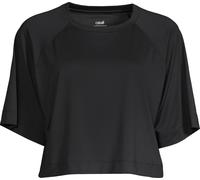 Casall Women's Laser Mesh Crop Tee Black S