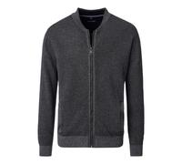 CASAMODA Basic Strickjacke Herren Baumwolle grau, 4XL