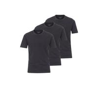 CASAMODA Basic T-Shirt im 3er-Pack Herren anthrazit, M