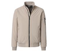 Blouson CASAMODA "CASAMODA Blouson uni", Herren, Gr. XXL, beige, 100% Polyester, Jacken Blouson (39941610-XXL) beige