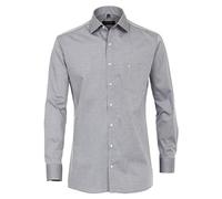 Casa Moda Modern Fit Hemd extra langer Arm grau