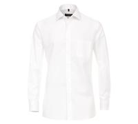 CASAMODA Herren Businesshemd extra langer Arm 72cm uni Modern Fit, weiß, 42 Weiß