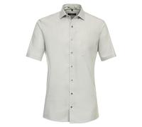 CASAMODA Businesshemd Kurzarm Uni Comfort Fit Hellgrün 46