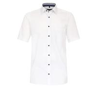 Casa Moda Businesshemd Kurzarm Uni Comfort Fit Herren Größe 39 Weiß