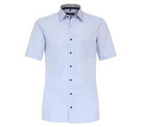 Casa Moda Comfort Fit Hemd Kurzarm blau