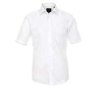 Casa Moda Modern Fit Hemd Kurzarm weiss