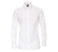 CASAMODA Herren Popeline Hemd unifarben 005550 Modern Fit