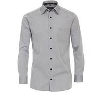 Casa Moda Businesshemd Uni Comfort Fit Herren Gr. 48 Hellgrau 100% Baumwolle