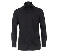 Casa Moda Comfort Fit Hemd schwarz, Einfarbig