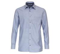 CASAMODA Businesshemd Uni Comfort Fit Mittelblau 44