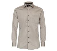CASAMODA Businesshemd Uni Modern Fit Hellbraun 40