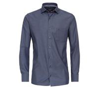 CASAMODA Businesshemd Uni Modern Fit graues Dunkelblau 39