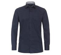 Casa Moda Businesshemd Uni Modern Fit Herren 100% Baumwolle Dunkelblau Gr. 43