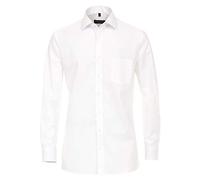 CASAMODA Hemd Herren Business Kent Baumwolle Weiß Modern Fit Größe 47