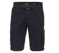 Shorts CASAMODA "CASAMODA Shorts uni" Gr. 31, Normalgrößen, blau (dunkelblau), Herren, 100% Baumwolle, Hosen (71680866-31) dunkelblau
