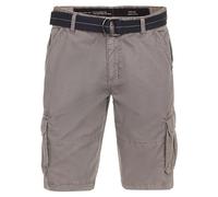 Shorts CASAMODA "CASAMODA Shorts uni", Herren, Gr. 34, Normalgrößen, grau (hellgrau), 100% Baumwolle, Hosen Shorts (94457443-34) hellgrau
