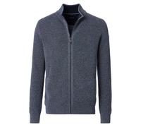 Casa Moda Regular Fit Strickjacke blau, Einfarbig