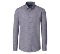 CASAMODA - Casual Fit: Freizeithemd blau/lila/rot - Gr. - 3XL