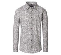 CASAMODA - Casual Fit: Freizeithemd silver - Gr. - M