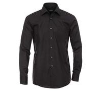 CASAMODA Businesshemd Uni Comfort Fit Schwarz 39
