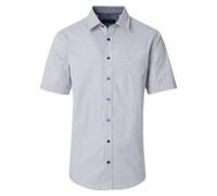 CASAMODA - Comfort Fit: Freizeithemd Kurzarm blau - Gr. - M