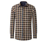 Casa Moda Langarmhemd Freizeithemd Print Herren 100% Baumwolle bedruckt Comfort Fit XXL Gelb