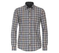 Casamoda - Flanellhemd blau - Gr. - XXL
