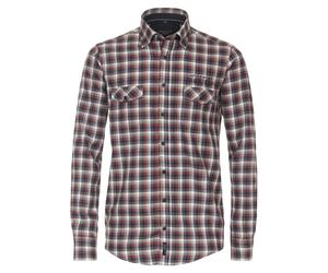 CASAMODA - Flanellhemd braun - Gr. - XL