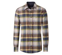 Casa Moda Casual Fit Flanellhemd braun, Kariert