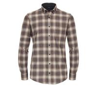 CASAMODA Flanellhemd Langarm kariert Casual Fit