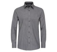 Langarmhemd CASAMODA "CASAMODA Freizeithemd Print", Herren, Gr. XL, Normalgrößen, braun, 100% Baumwolle, bedruckt, comfort fit, Hemden (42095622-XL) braun