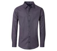 Casa Moda Hemd Comfort Fit, bedruckt, blau, Gr. XL