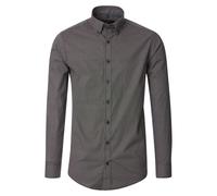 Casa Moda Casual Fit Hemd blau, Bedruckt
