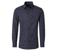 Casa Moda Freizeithemd Print Comfort Fit Blau Größe XXL