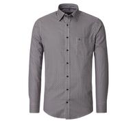 Langarmhemd CASAMODA "CASAMODA Freizeithemd Print" Gr. XXL, Normalgrößen, blau Herren Hemden (84978749-XXL) blau