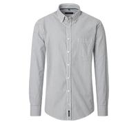 Casa Moda Freizeithemd Casual Fit Gestreift Grün Größe M