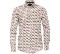 CASAMODA Freizeithemd Green-Kollektion Print Casual Fit Orange XL